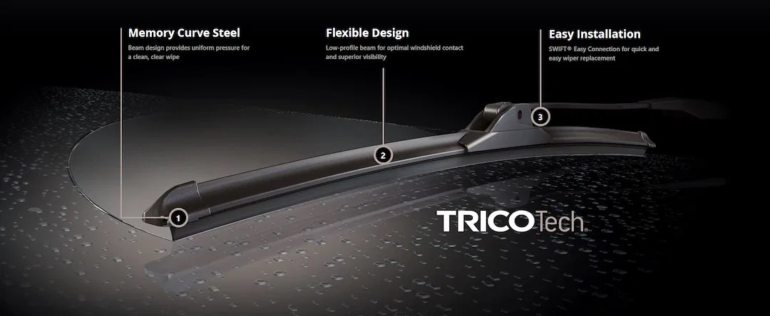 19-260 – TRICO Windshield Wiper Blade, OE Replacement 26 Inch Black - view 3